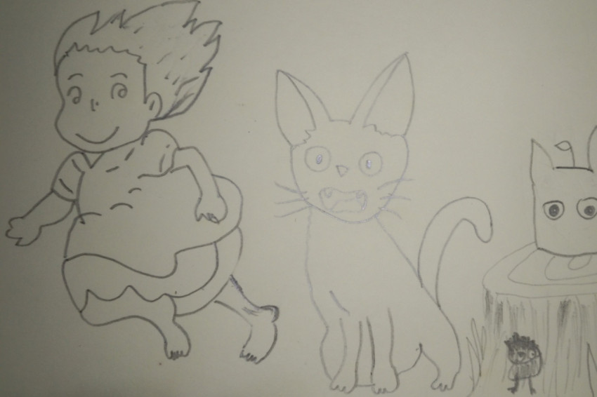 Ghibli  easy drawing