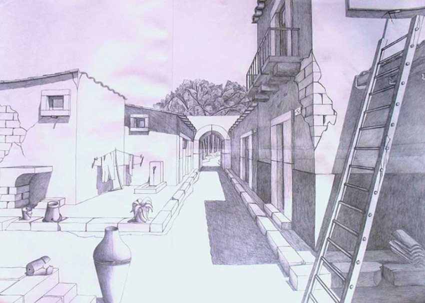 Disegno a matita N° 11  cm. 50x70