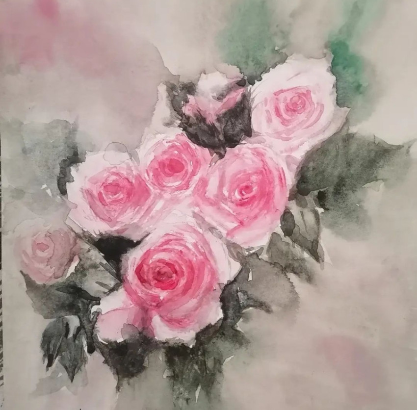 Pink roses